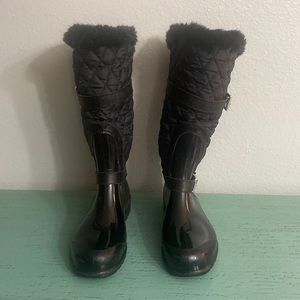 Black Michael Kors Boots Women Size (7)